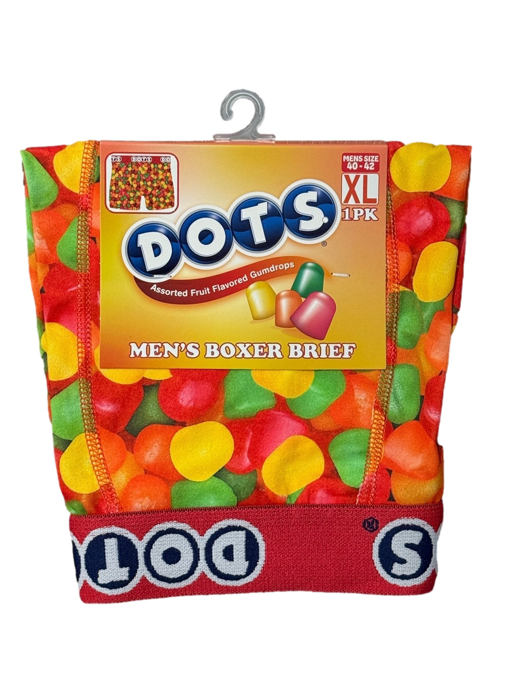 Mens Dots Retro Gumdrops Licensed Boxer Briefs - Size Extra Large XL - NWT